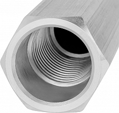 Внутренняя резьба удлинителя алюминиевого для алмазных коронок Diam 1 1/4, 500 мм